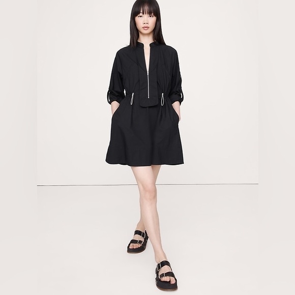 BANANA REPUBLIC COTTON UTILITY MINI DRESS - Picture 11 of 11